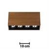 Aufbauleuchte Compass Box S 4x35W/12V GX5.3 alu  12V/GX5.3/4x35W/60°