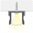 Aufbauprofil EXTRO 15 für LED alu eloxiert  H=16mm B=17.2mm L=4000 | Bild 3