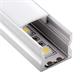 Aufbauprofil EXTRO 15 für LED alu eloxiert  H=16mm B=17.2mm L=4000