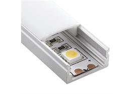 Aufbauprofil EXTRO 7 17.2mm für LED alu eloxiert  H=8mm B=17.2mm L=3000mm