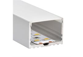 Aufbauprofil EXTRO B für LED alu eloxiert H=25mm B=34.8mm