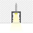 Aufbauprofil EXTRO S inkl. PMMA Diffu opal matt  H=13.2mm B=10.4mm L=4000mm | Bild 3