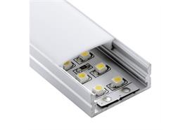 Aufbauprofil EXTRO W für LED alu eloxiert H=10.5mm B=23.5mm