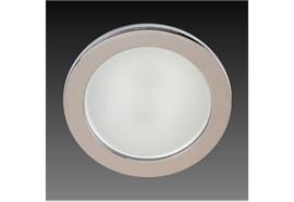 Aufbaustrahler d=80 / 50W alu eloxiert  230V GU10/ 1x50W H=107mm D=80mm