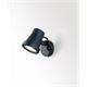 Aufbaustrahler Kix LED 7W 3000K schwarz  230V 1x7W 525lm 55° H=122 D=105 IP65