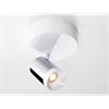 Aufbaustrahler LED m. Linse medium chrom/weiss  240V/ 11W, LED (2700K, CRI >90), 436lm