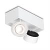 Aufbaustrahler Wittenberg 4.0 hb LED 2x12.7W weiss  230V/2700K 1200Lm L=195 B=96 H=91 IP20