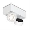 Aufbaustrahler Wittenberg 4.0 hb LED 2x12.7W weiss  230V/2700K 1200Lm L=195 B=96 H=91 IP20