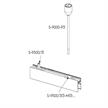 Aufhängekit-Rohrgestänge L=1m für Magnetosystem weiss  L=1000mm mit Baldachin D=43mm | Bild 2