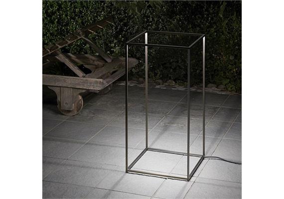 Aussenleuchte Ipnos LED 15W 2700K schwarz eloxiert  Aluminium, Polykarbonat 1176lm