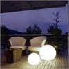 Aussenleuchte Moonlight MFL 25cm weiss  Aufbau / 230V E 27 5W flexibel mit 5m Kabel