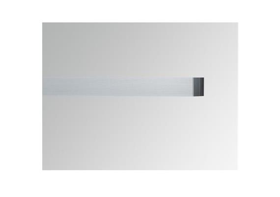 Blende 35 Diffusor 21/39 Alu matteleoxiert  L=900 B=35mm H=35mm für Spina quick