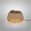 Boden-Tischleuchte Nans Bag/ 38 outdoor Brown  230V 21W 2200Lm 2400K D=21 D=60cm / IP44