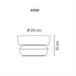 Bodenleuchte Dots 4695 7.8W DALI Beige D1  230V/ 2700K 750Lm D=20cm H=120 / IP64 | Bild 2