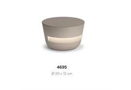 Bodenleuchte Dots 4695 7.8W DALI Beige D1  230V/ 2700K 750Lm D=20cm H=120 / IP64