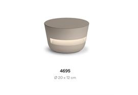 Bodenleuchte Dots 4695 7.8W DALI Beige D1  230V/ 2700K 750Lm D=20cm H=120 / IP64
