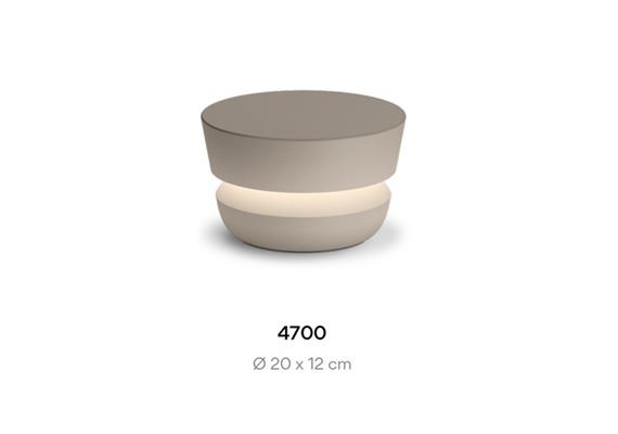 Bodenleuchte Dots 4700 14.8W DALI Beige D1  230V/ 2700K 1445Lm D=20cm H=120 / IP64