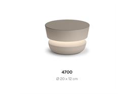 Bodenleuchte Dots 4700 14.8W DALI Beige D1  230V/ 2700K 1445Lm D=20cm H=120 / IP64
