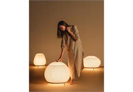 Bodenleuchte KNIT 7490 /36W Beige M1  240V/ 2700K 4752Lm D=45 H=55cm IP20