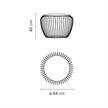Bodenleuchte Meridiano 64 Led 9W khaki matt  230V 2700K 1269Lm D= 640 H=460 / IP64 | Bild 2