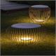 Bodenleuchte Meridiano 92 Led 9W khaki matt  230V/ 1x 9W 2700°K / D= 950 H=320 / IP64