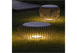 Bodenleuchte Meridiano 92 Led 9W khaki matt  230V/ 1x 9W 2700°K / D= 950 H=320 / IP64