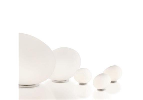 Bodenleuchte Poly Gregg medium weiss  230V/ 1x15W E27 / Polyäthylen / IP20