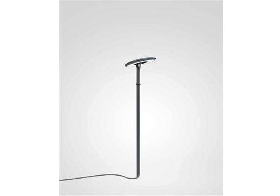 Bodenstrahler Pad 8W mit Erdspiess anthrazit  230V 3000K 615Lm H=800 D=240 / IP65