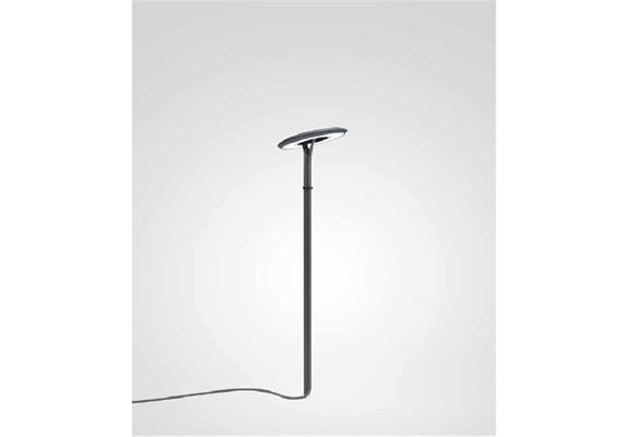 Bodenstrahler Pad 8W mit Erdspiess anthrazit  230V 3000K 615Lm H=800 D=240 / IP65