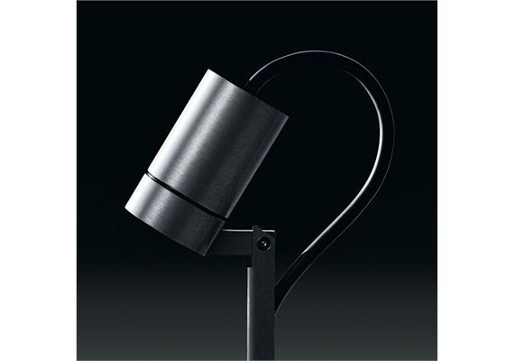 Bodenstrahler Piek 6W mit Spiess 5m Kabel schwarz  230V 2700K H=500 D=60mm CH-Stecker IP65