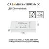 Casambi Dimmeinheit PWM 5-Kanal für Led Strip  DC 12-48V 5x120W L=170 B=59 H=29mm IP20