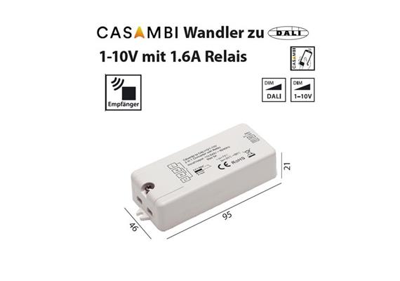 Casambi Funk- Steuermodul für DALI /1-10V Geräte  230V/AC L=95 B=46 H=21mm IP20