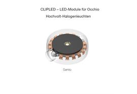 ClipLED Retrofit 20W zu Occhio RF-Sento A/D/E  230V/ B15LED 2700K CRI95