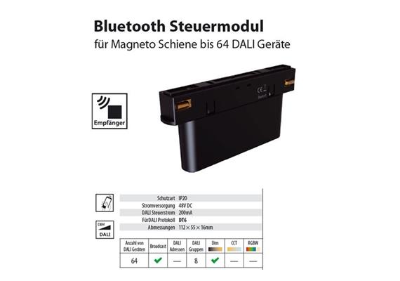 Daligate-Adapter Casambi 4W ACT für Magneto weiss  DC 48V /L=112mm B=16 H=55 / IP20