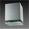 Decken Aufbaustrahler Kano II HV 50W silbergrau  230V/ GU10 1x 35-50W/ H=100 80x80