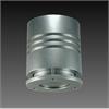 Decken Aufbaustrahler One IP55 HV 50W silbergrau  230V/GU10 1x 35W/ IP5 H=100 D=87