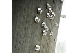 Decken- Wandleuchte 14s Mini Plate 1x1,5W LED  D=102mm T=51mm inkl. Konverter IP65
