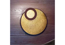 Decken-Wandleuchte Vera 50 / 25W weiss - schwarz  240V 2700K 2598lm D=500 H=14 / IP20