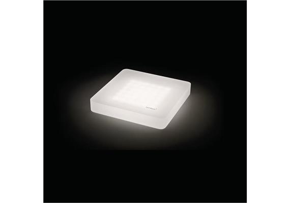 Deckenaufbauleuchte Cubic 36 LED 7.1W / 60°  DC 24V/ 2700K 122x122/H=20 / IP20