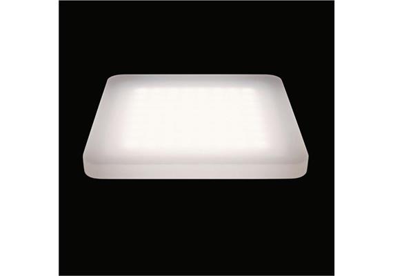 Deckenaufbauleuchte Cubic 64 LED 60° 10.5W 4000°K  24V/DC/64Led IP20 /240x240/H=20