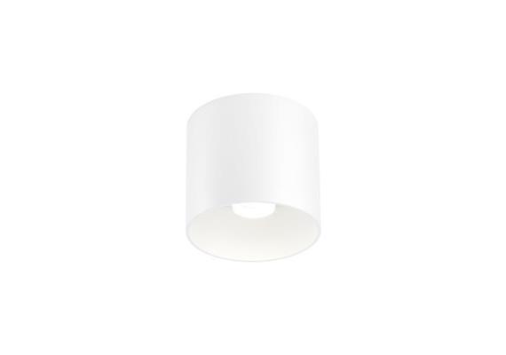 Deckenaufbauleuchte RAY LED 8W weiss  230V 670lm 2700K D=114 H=100 mm IP20