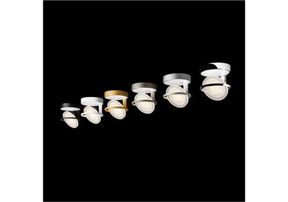 Deckenaufbauleuchte RIM R36 LED 10W silber eloxiert  230V/ 24V 3000*K /D=150/ H=110 IP20