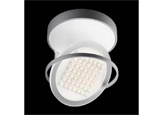 Deckenaufbauleuchte RIM R49 LED 11.8W weiss glanz  230V/ 24V 3000°K / D=210/ H=150 IP20