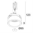 Deckeneinbauleuchte Diro OK S1 weiss-weiss  12V GX 5.3 max. 20-35W AS=76 ET=100mm IP20 | Bild 2