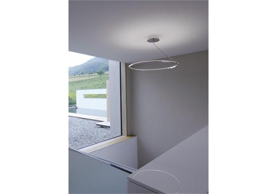 Deckenl. Circ. Insospeso 33W LED D=600mm poliert  240V/ 3000°K 2768m L=600 H=434