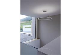 Deckenl. Circ. Insospeso 33W LED D=600mm poliert  240V/ 3000°K 2768m L=600 H=434