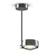 Deckenl.Sento Soffitto singolo 30 up pro E chrom gl. 3000K  230V/ 26 W LED