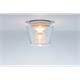 Deckenleuchte Annex kristall/ klar medium  240V/B15d 100W/ H=21cm D=22cm