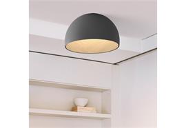 Deckenleuchte DUO 26.5W Led graphit, Innen Eiche  230V 2207lm 2700°K D=700 x H=38.5 /IP20