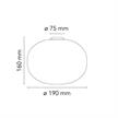 Deckenleuchte GLO-BALL C/W Zero weiss  230V / E14 60W D=190mm H160 / IP20 | Bild 2